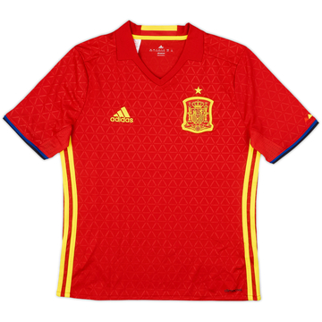 2016-17 Spain Home Shirt - 10/10 - (L.Boys)