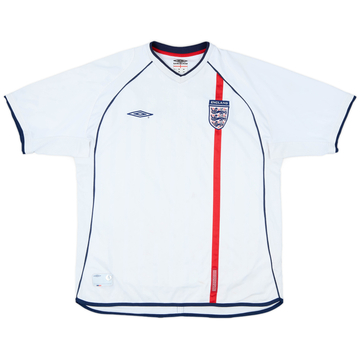 2001-03 England Home Shirt - 5/10 - (XL)