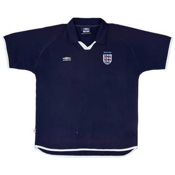 2002-03 England Umbro Polo Shirt - 7/10 - (M)