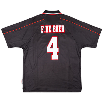 1998-99 Ajax Away Shirt F.De Boer #4 - 9/10 - (XL)