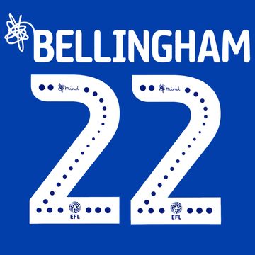 2019-20 Birmingham City Home Bellingham #22 EFL Name Set
