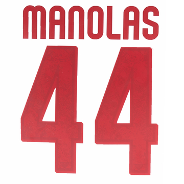2015-16 Roma Away Manolas #44 Name Set