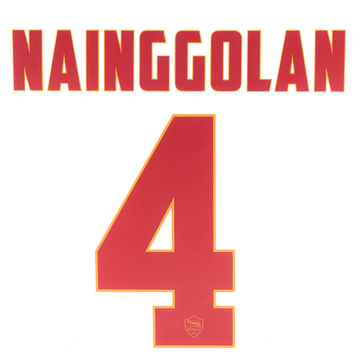 2014-15 Roma Away Nainggolan #4 Name Set