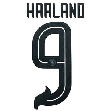 2023-24 Manchester City Fourth Chinese New Year Haaland #9 Kids Name Set