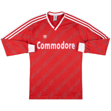 1986-87 Bayern Munich Match Issue European Cup Home L/S Shirt #6