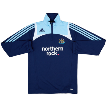 2007-08 Newcastle adidas 1/4 Zip Drill Top - 9/10 - (S)