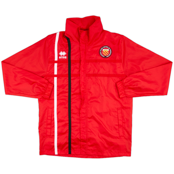 2012-13 FC United of Manchester Errea Hooded Rain Jacket - 8/10 - (M)