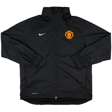 2011-12 Manchester United Nike Hooded Rain Jacket - 8/10 - (L)