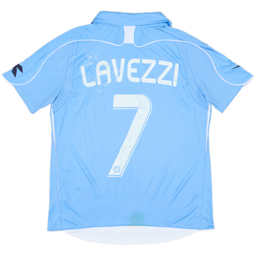 2008-09 Napoli Home Shirt Lavezzi #7 (S)
