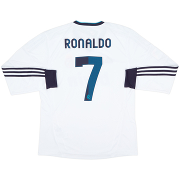 Camiseta de local del Real Madrid 2012-13 L/S Ronaldo #7 (L)