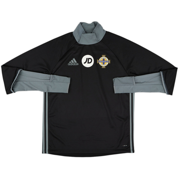 2015-16 Northern Ireland adidas Drill Top - 8/10 - (M)