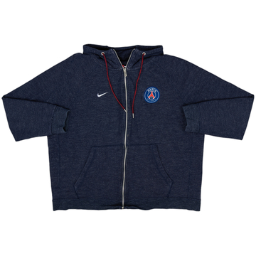 2017-18 Paris Saint-Germain Nike Zipped Hooded Sweat Top - 8/10 - (XXL)