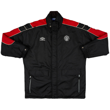 1999-00 Manchester United Umbro Padded Bench Coat - 7/10 - (L)