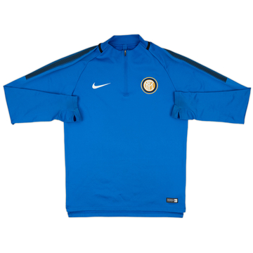 2017-18 Inter Milan Nike 1/4 Zip Drill Top - 8/10 - (M)