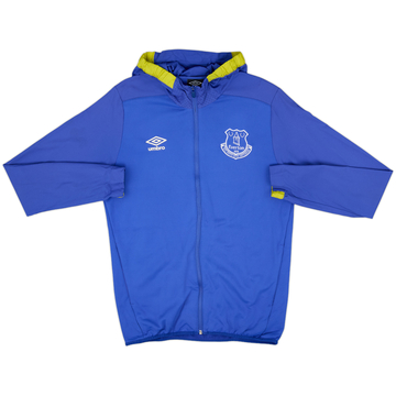 2015-16 Everton Umbro Hooded Track Jacket - 8/10 - (M)