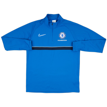 2021-22 Chelsea Foundation Nike 1/4 Zip Drill Top - 8/10 - (M)