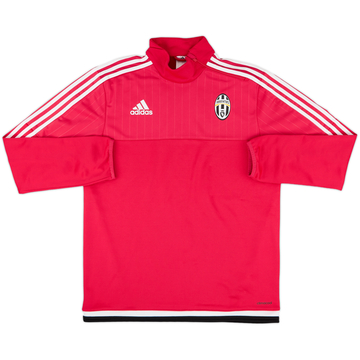2015-16 Juventus adidas 1/4 Zip Sweat Top - 9/10 - (M)