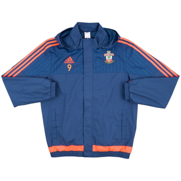 2015-16 Southampton Player Issue adidas Hooded Rain Jacket #9 - 6/10 - (M)
