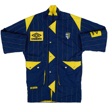 1992-93 Parma Umbro Padded Bench Coat - 8/10 - (S)