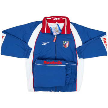 1998-99 Atletico Madrid Reebok Full Tracksuit (XL.Boys)