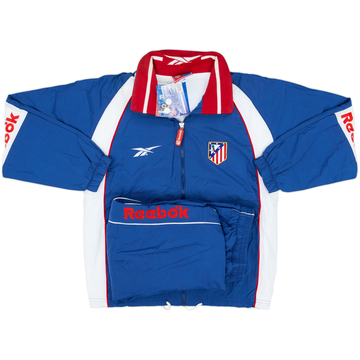 1998-99 Atletico Madrid Reebok Full Tracksuit (L.Boys)
