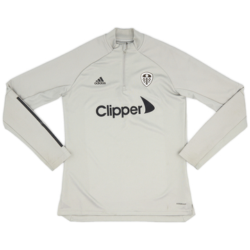 2020-21 Leeds adidas 1/4 Zip Training Top - 9/10 - (M)