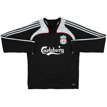 2008-09 Liverpool adidas Sweat Top - 8/10 - (S)