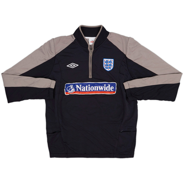 2010-11 England Umbro 1/4 Zip Drill Top - 7/10 - (L)