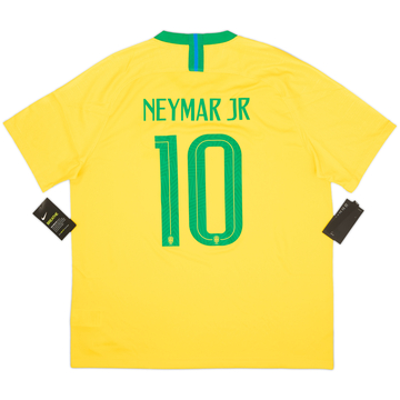 2018-19 Brazil Home Shirt Neymar Jr #10 (XL)