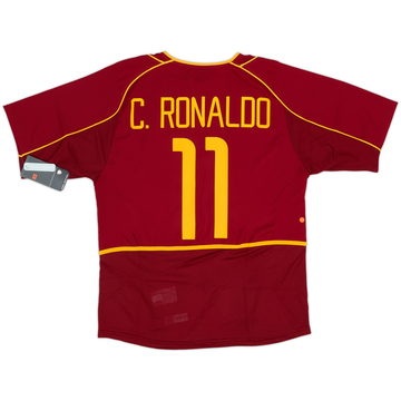 2002-04 Portugal Home Shirt C.Ronaldo #11 (M)