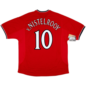 2000-02 Manchester United Home Shirt V.Nistelrooy #10 (XXL)