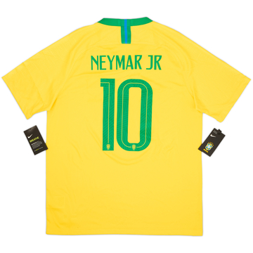 2018-19 Brazil Home Shirt Neymar Jr #10 (L)