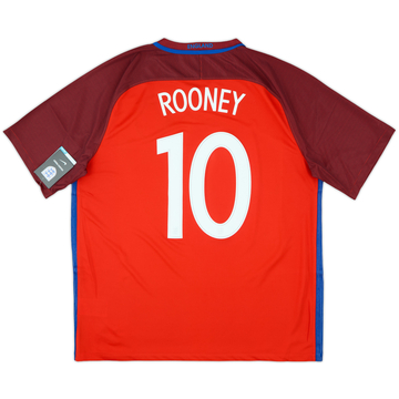 2016-17 England Away Shirt Rooney #10 (XL)