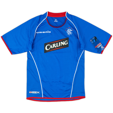 2005-06 Rangers Home Shirt (S.Boys)
