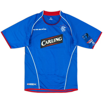 2005-06 Rangers Home Shirt (S.Boys)