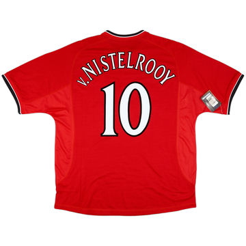2000-02 Manchester United Home Shirt V.Nistelrooy #10 (XXL)