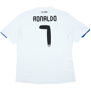 2010-11 Real Madrid Home Shirt Ronaldo #7 - 8/10 - (XXL)