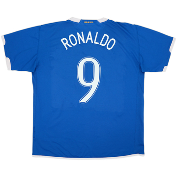 2006-07 Brazil Away Shirt Ronaldo #9 - 6/10 - (XL)