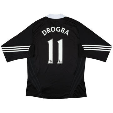2008-09 Chelsea Player Issue Away L/S Shirt Drogba #11 - 6/10 - (L)