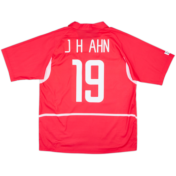 2002-03 South Korea Home Shirt J.H.Ahn #19 - 8/10 - (XL)