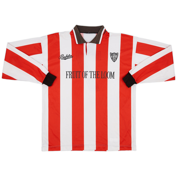 1991-92 Derry City Match Issue Home L/S Shirt #7