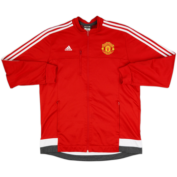 2015-16 Manchester United adidas Track Jacket - 8/10 - (XL)