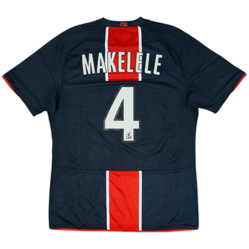 2008-09 Paris Saint-Germain Player Issue Home Shirt Makelele #4 - 9/10 - (L)