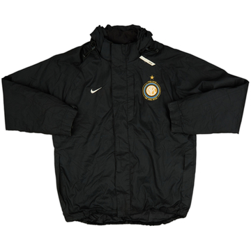 2007-08 Inter Milan Nike Hooded Bench Coat - 8/10 - (M)