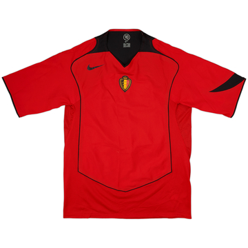 Camiseta versión jugador de local de Belgium 2004-06 - 8/10 - (L)