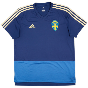 2017-18 Sweden adidas Training Shirt - 8/10 - (L)