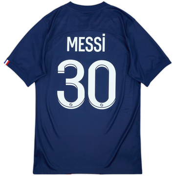 2022-23 Paris Saint-Germain Home Shirt Messi #30 - 9/10 - (S)