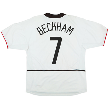 2002-03 Manchester United Away Shirt Beckham #7 - 6/10 - (XL)