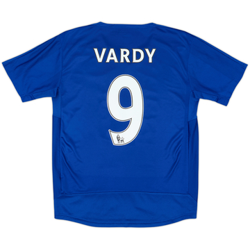 2015-16 Leicester Home Shirt Vardy #9 - 6/10 - (L.Boys)