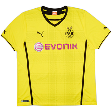 2013-14 Borussia Dortmund Home Shirt - 7/10 - (XXL)